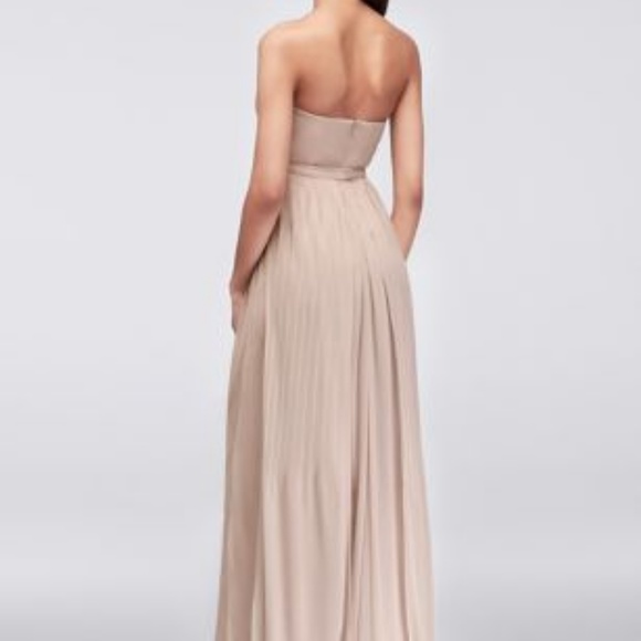 David's bridal Convertible Versa Long Mesh Dress - Picture 4 of 6